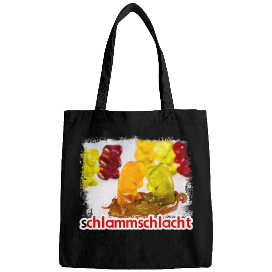 Wines Fun Mud Battle Chocolate Wines Gum Gummy Bear Funny Art Bags