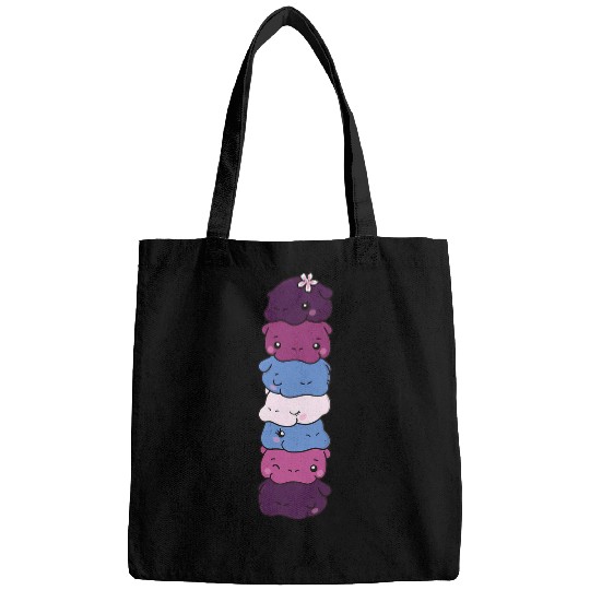 Hippo Pet Non Conforming Flag Pride Month Lgbtq Kawaii Hippo Bags