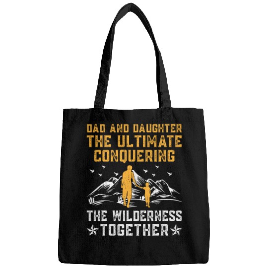 Dad And Daughter WIlderness Explorer Camping Adventure Bags