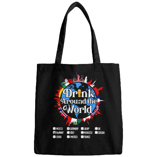 Beer Fun Vacation Drinking Countries International National Beer Day Bags