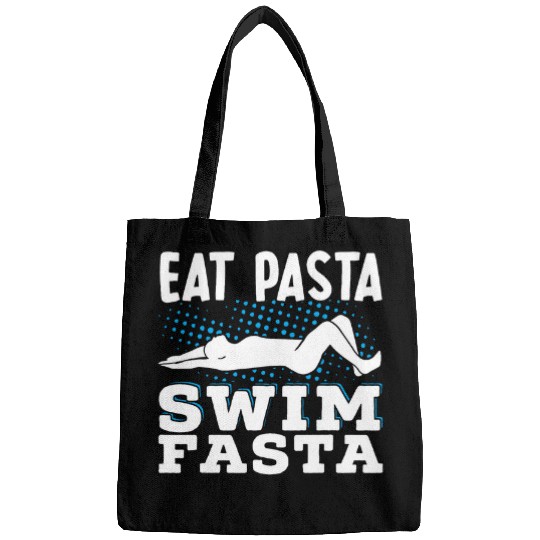 Discover Eat Pasta Swim Fasta Swimming Swimmer Swim Team Bags