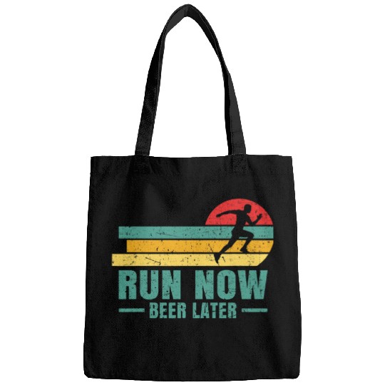 Beer Fun Run now beer later Runner Marathon Bags