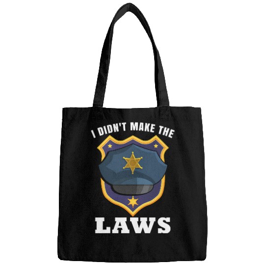 Funny Cop Police Officer Policeman Law Enforcement Bags