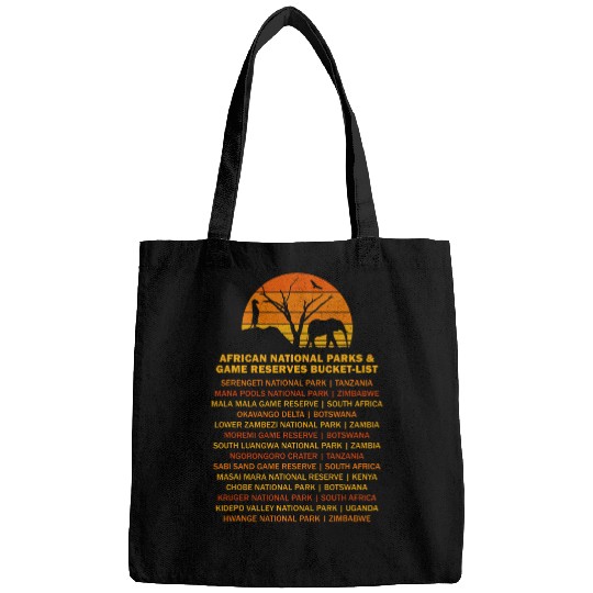 Lion Pet African Safari Bucket List Sunset Lion Elephant Serengeti Bags