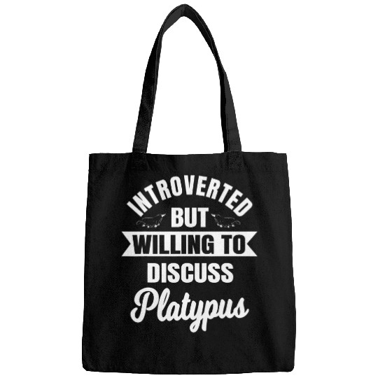 Platypus Introverted Zoologist DuckBilled Veterinarian Bags
