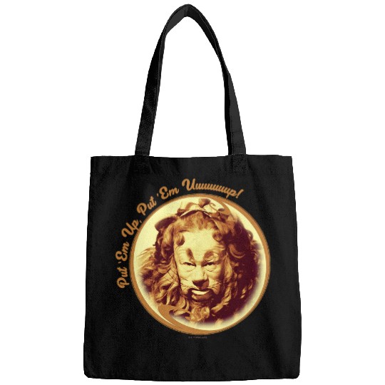 Lion Pet The Wizard of Oz Cowardly Lion Put Em Up Portrait Bags