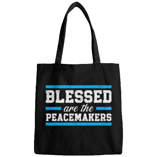 Police Job Blessed Are The Peacemakers Cop Policeman Law Enforcement Bags