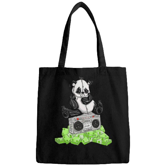 Panda Pet Money by San Francisco Street Artist Zamiro Bags