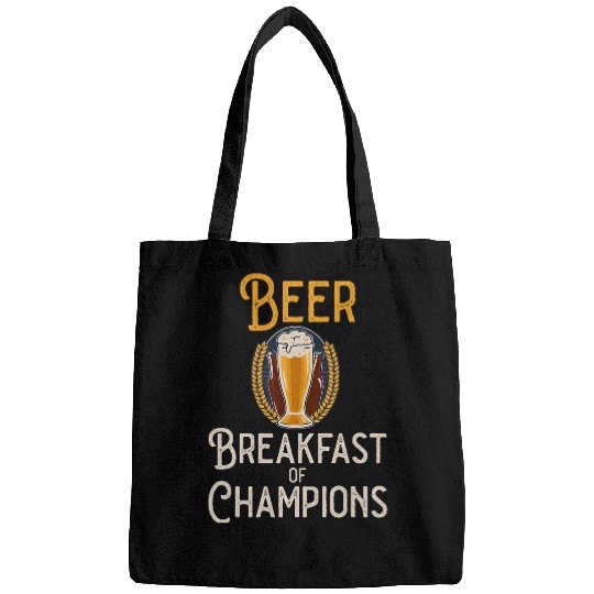 Beer Fun Beer Breakfast of Champions Bags