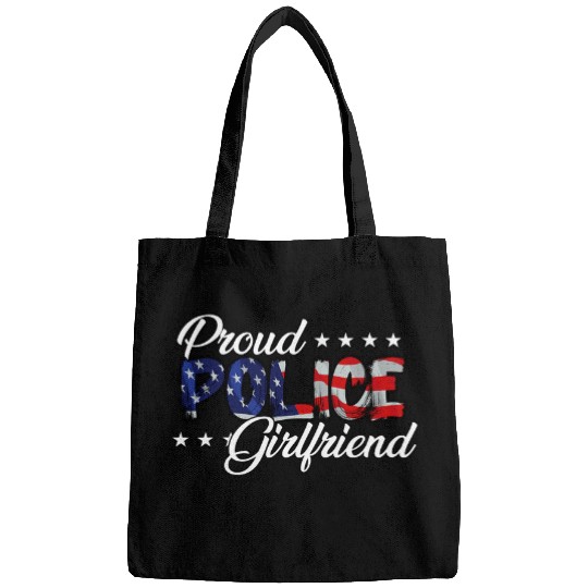 Flag Proud Police Girlfriend Bags