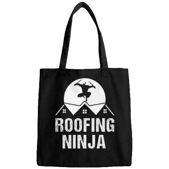 Roofing Ninja Funny Roof Carpentry Roofer Handyman Carpenter Bags