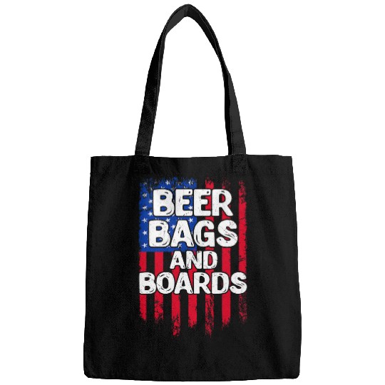 Beer Fun Patriotic Cornhole Beer Bags And Boards USA American Flag Bags
