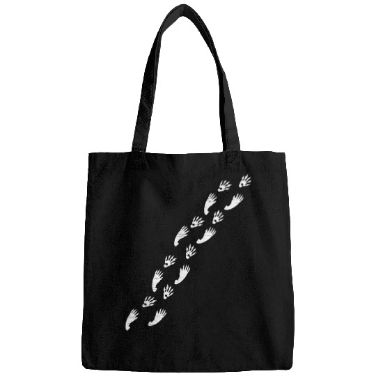 Discover Raccoon Pet Footprint Trash Panda Animal Lover Racoon Bags