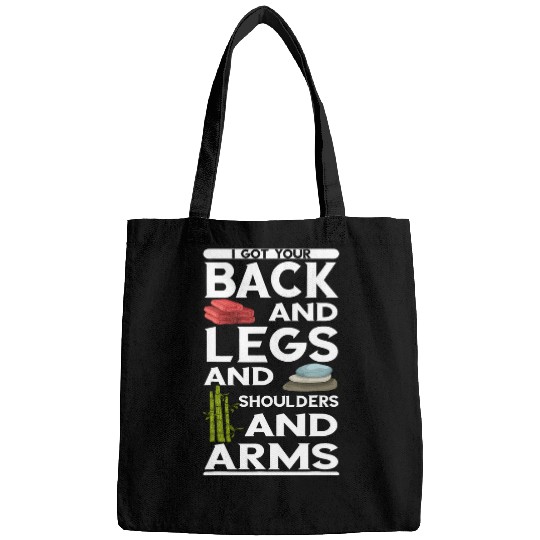 Massotherapist I Got Your Back And Legs Massage Therapist Bags