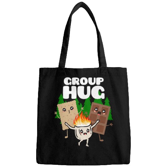 Group Hug Smores Marshmallow Chocolate Funny Camping Gift Bags