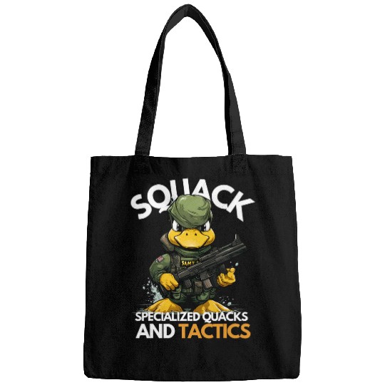 Duck Pet Squack Specialized Quacks and Tactics Funny Duck SWAT Cop Bags