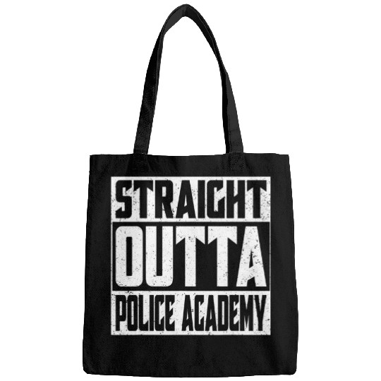 Police Job Straight Outta Police Academy Graduate Boys Kids Class Bags