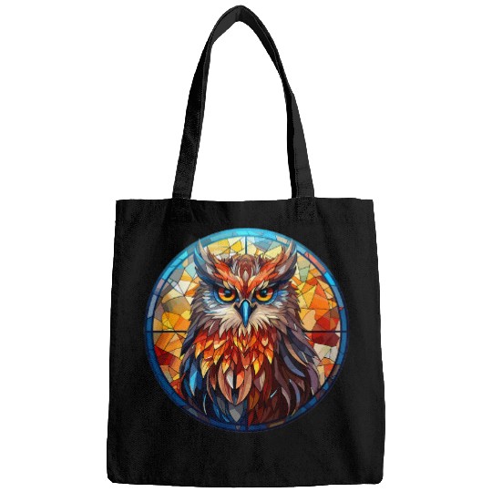 Owl Pet Aesthetic Stained Glass Owl Bags