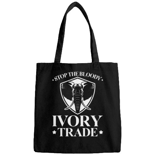 Elephant Pet antis Hunting Stop Ivory Trade Elephant Animal Rights Bags