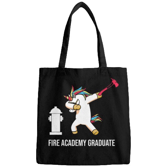 Firefighter Job Fires Academy Student Unicorns Fireman Graduation Bags
