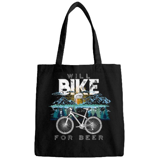 Beer Fun Beer Will Bike Beer Cycling Biking Beer Lover Drinking19 Bags