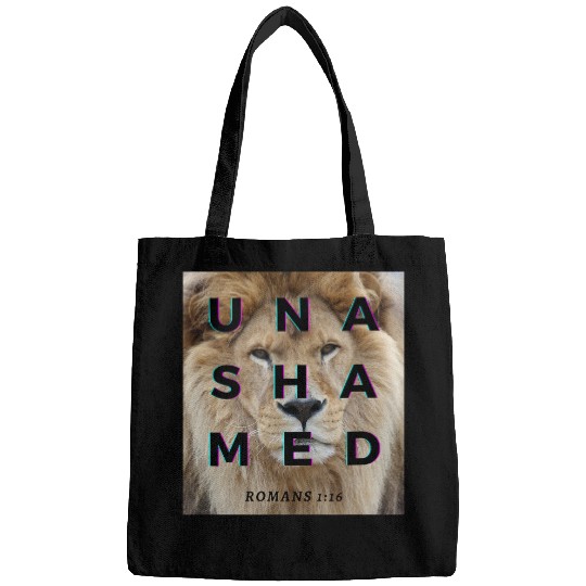 Lion Pet Unashamed 116 Lion of the Tribe of Judah Romans 116 Jesus Bags