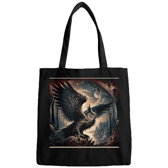 Owl Pet Ancient Hellenic Owl Vibrant Bird Nerd T Boho Nature 1 Bags