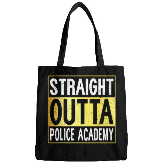 Police Job Straight Outta Police Academy Graduate Boys Kids Class 8 Bags