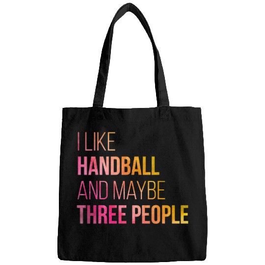 Discover I Like Handball And Maybe 3 People Watercolor Handball Lover Bags