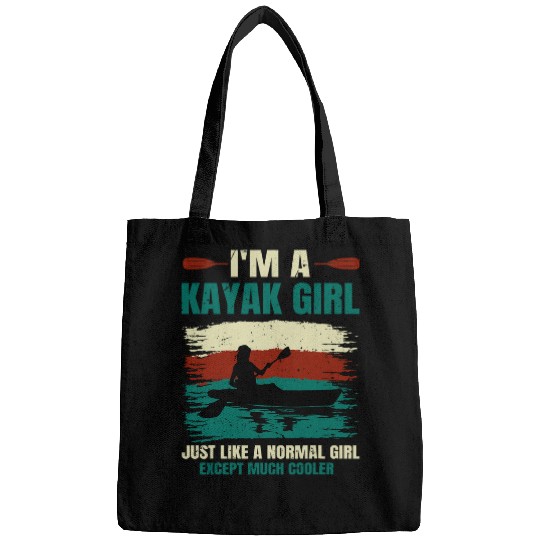 Im A Kayak Girl Funny Kayaking Bags