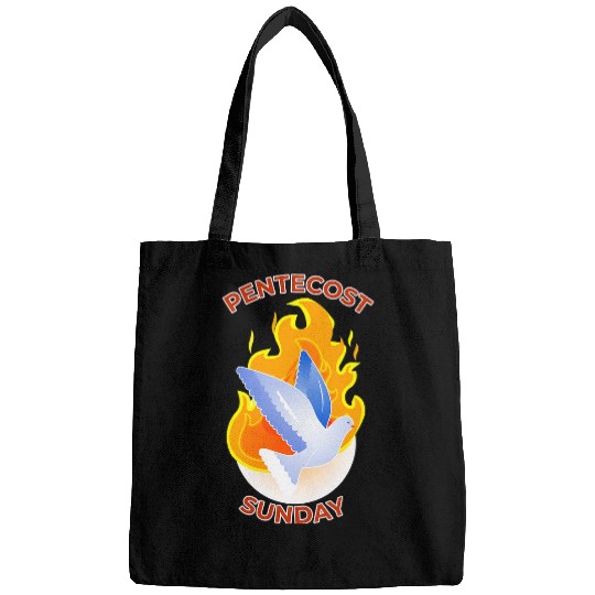 Renewal and Rebirth Flames of Pentecost Dove Bags