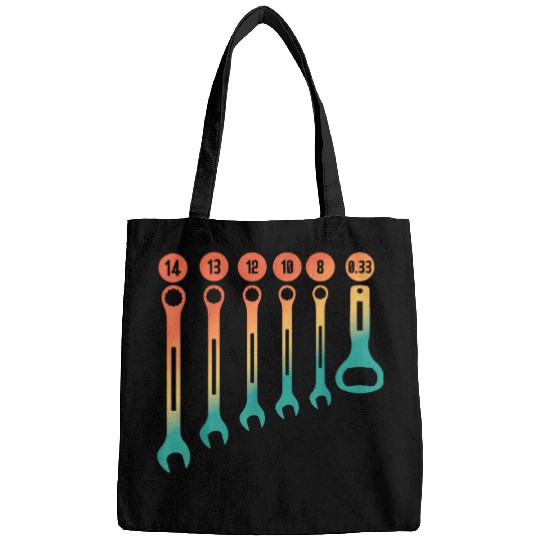Beer Fun Wrench Bottle Opener 2Funny Beer Mechanic Handyman Bags