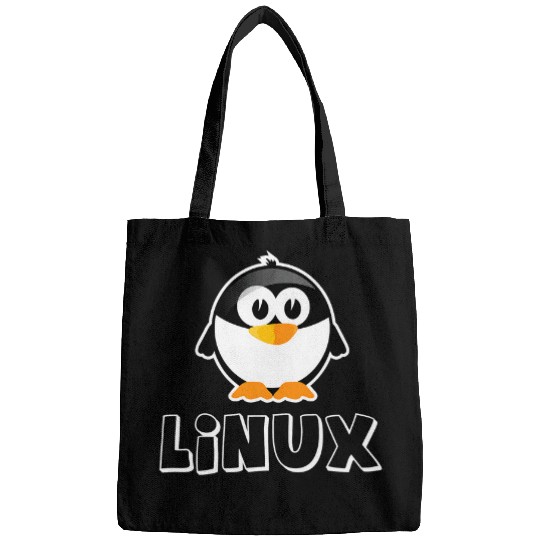 Penguin Pet Linux Cute Penguin Nerd Software Operating System Coding Bags