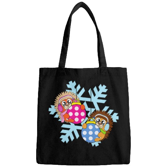 Hedgehog Pet Christmas Balls Winter Snowflake Snow 3 Bags