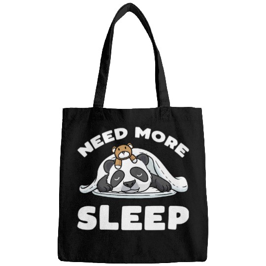 Panda Pet Need More Sleep Panda Sleeping With Stuffed Animal Napping Bags