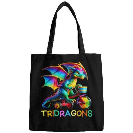Dragon Pet Girl Tricycle Riders Year of the Dragon Fun Item Bags