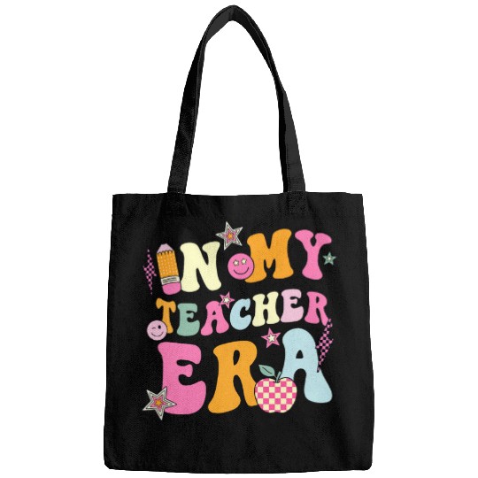 In My Teacher Era Happy 100 Days Of School Groovy Teacher Bags