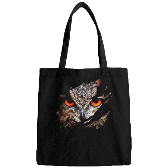 Owl Pet Aesthetic Owl with Ripped Effect Bags
