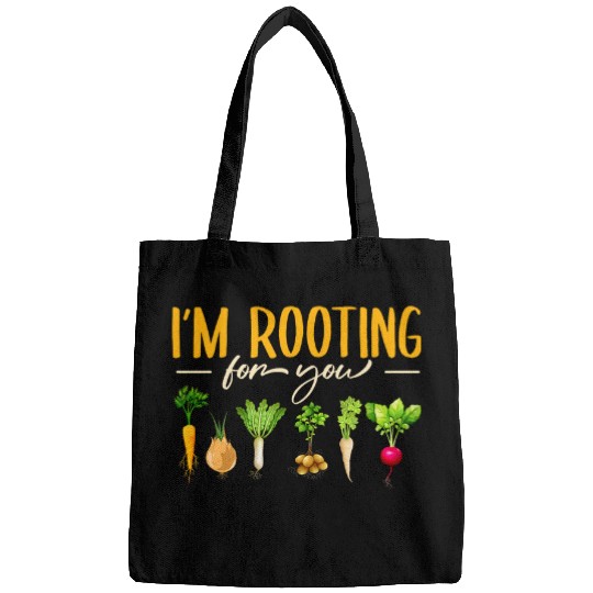 Rooting For You Vegan Vegetable Gardeners Root Crop Veganism Bags