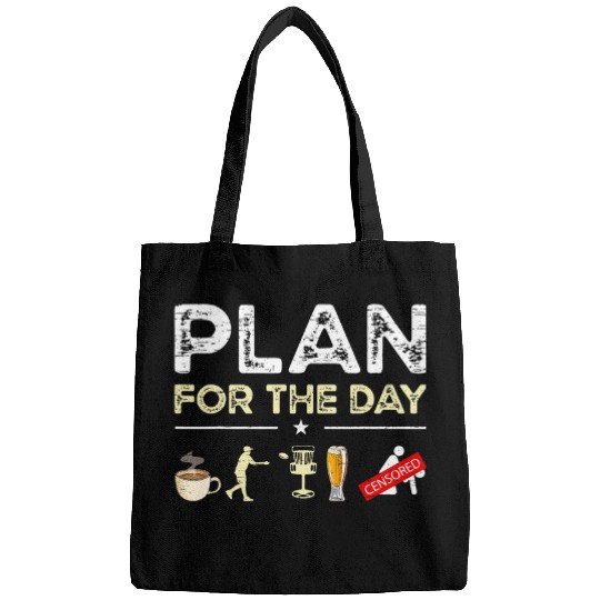 Beer Fun Plan For The Day Coffee Disc Golf Beer Bags