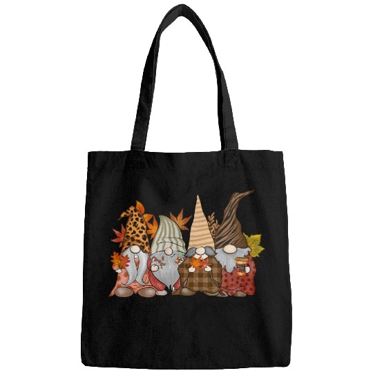 Coffee Fun leopard gnome fall vibes with my gnomes coffee autumn Bags