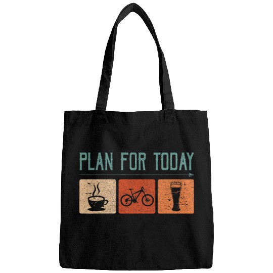 Beer Fun Plan For Today Coffee Cycling Beer Vintage Bags