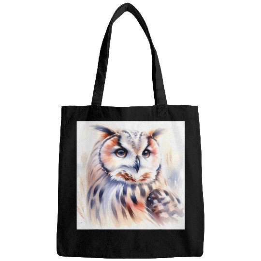 Owl Pet Ancient Hellenic Owl Vibrant Bird Nerd T Boho Nature 5 Bags