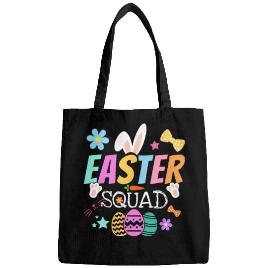 Easter Squad Bunny Egg Hunt Family Matching Women Men Kids Bags