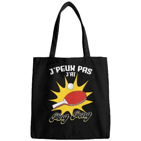 Jpeux Pas Jai Ping Pong Gift Funny Tennis Table Humour Bags