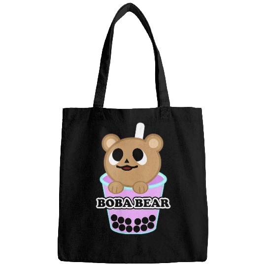 Bear Pet Cute Chibi Kawaii Animal Bear Boba Tea Anime Bubble Tea Bags