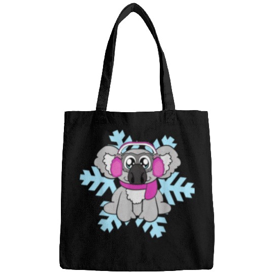 Koala Pet bear Christmas Winter Snowflake Snow Bags