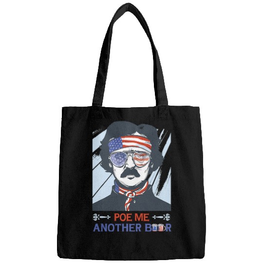Beer Fun Edgar Allan Poe Literary Gothic Lovers Poe Me A Beer Bags