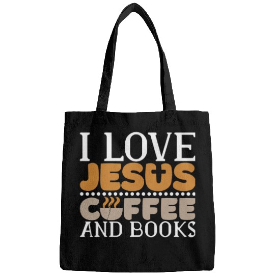 Coffee Fun I Love Jesus Coffee And Books Jesus Is King Christ God 2 Bags