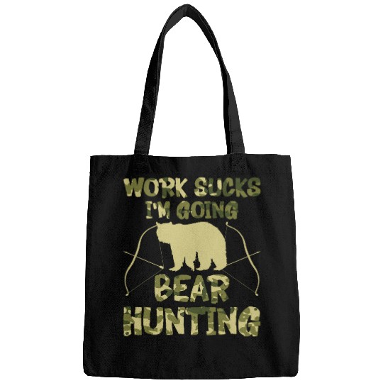 Bear Pet Camo Bear Hunting Wild Animal Hunt Bear Hunter Hunting Bags